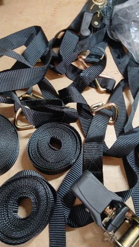 Ratchet tie down straps x - 6m,