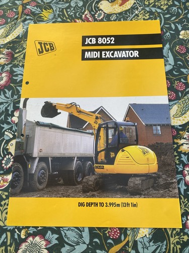 Jcb 8052 midi excavator - jcb,