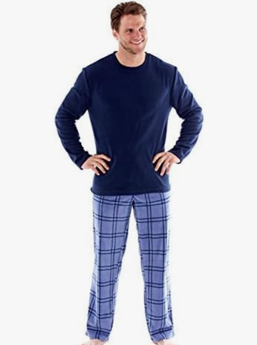 Mens flannel fleece - flannel, set