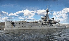 ROYAL NAVY BATTLESHIP HMS