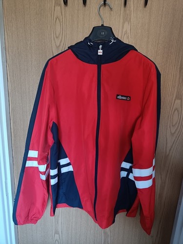 Ellesse diced windbreaker - ellesse, navy