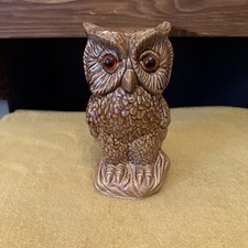 Vintage 1970s Ceramic Owl With