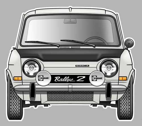 Simca 1000 rallye laminated - ,