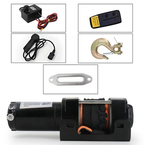 12v 4500lbs electric winch atv - 4500lbs,