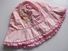 Disney Matalan PINK & WHITE SPOT WINNIE THE POOH SUNHAT 12-23Mths **GC** 