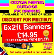 PVC Banners Custom Printed Outdoor Personalised Heavy Duty Vinyl Banner Outdoor