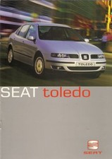 Seat Toledo 1999-2000 UK Market Sales Brochure 2.3 V5 1.8 1.9 TDi SE S 1.6 Base