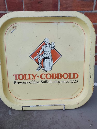 Vintage tolly cobbold metal - cobbold,
