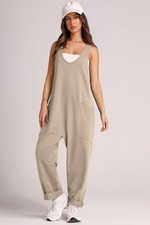 Women's Overalls Dungarees Casual Pants Baggy Jumpsuit Playsuit PLUS SIZE 8-20