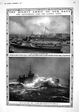 Old 1917 Navy War Ships H.M.S