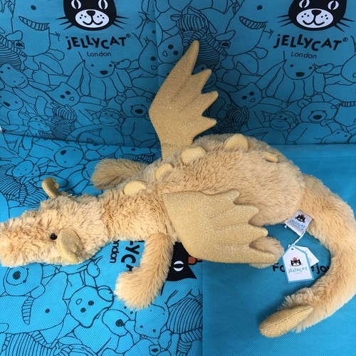Jellycat golden dragon - golden,