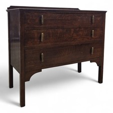 Antique oak chest drawers -