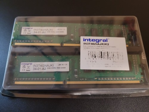 Integral ram 8gb kit 2x4gb - 8gb,