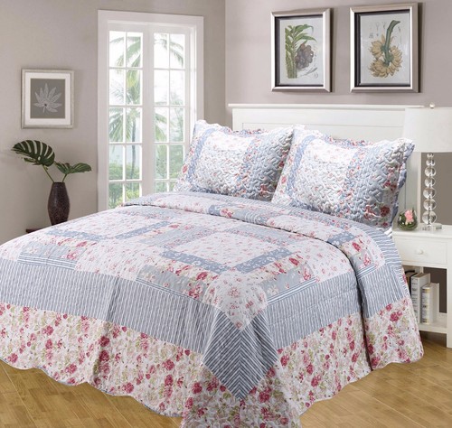 Julie bedspread set quilted - julie,