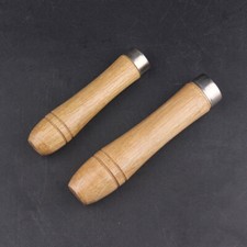 10x Wooden File Handle Replacement Strong Metal Collars for File Craft Tool