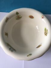 Aynsley Edwardian Kitchen Garden - Large Frilled Bowl 24cms In Diameter