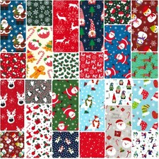 CHRISTMAS FABRIC SCRAPS OFF