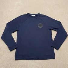 Versace Collection Sweatshirt Small Men's Navy Blue Jumper Crewneck CLG Genuine
