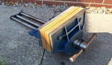  RECORD 53E Under Bench Quick Release Vice - 10.5" Wide Jaws - New Ply Facings.