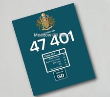 British Rail Class 47 Locomotive Fridge Magnet 47401 Gateshead Cab side number