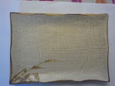 Ceramic Plate,  Side Plate Japanese Crockery Dishes Dining Serving brown bamboo