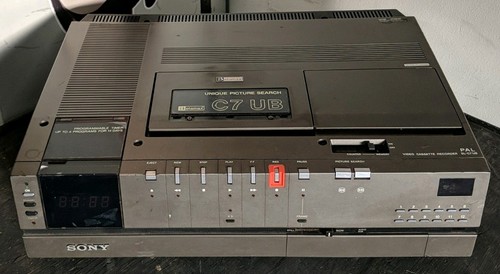 Sony c7ub betamax - sony, sl-c7ub