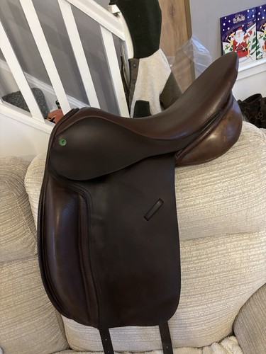 Exselle dressage saddle brown - saddle,