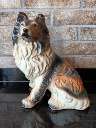 Vintage rough collie dog - vintage,