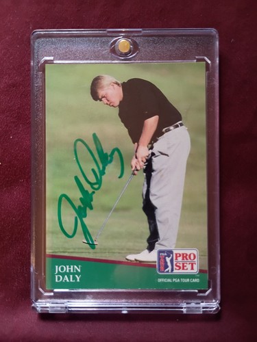John daly signed 1991 - signed, pro
