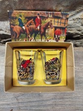 1960s Set of 2 Retro Hunting