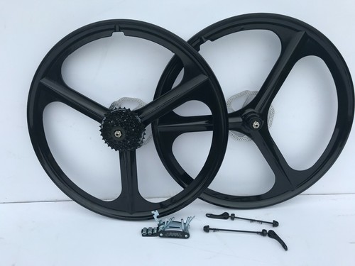 Pair magnesium bike wheels - bike,