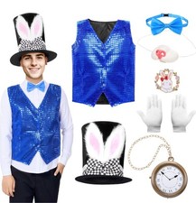 Easter Bunny Rabbit Fancy Dress Costume, (170cm See 2nd Pic For Measurements)