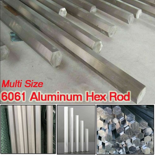 6061 aluminum hex - hex, rod