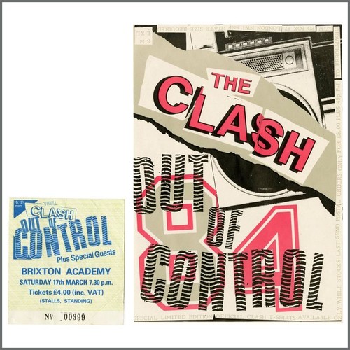 The clash brixton academy - clash, 1984