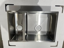 Liquida EL670BS 1.5 Bowl Undermount Brushed Steel Kitchen Sink - GRADED