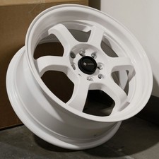 16x7 White Wheels Vors TR7