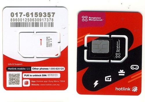 Malaysia hotlink gsm sim - malaysia,
