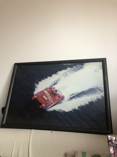 Powerboat racing framed - powerboat,