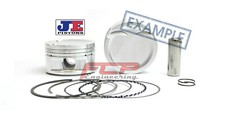 FORGED JE PISTONS CR 10.2 FOR VW GOLF 2.8 24V VR6 KOLBEN SCHMIEDEKOLBEN