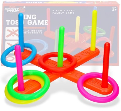 Plastic garden quoits game - quoits,