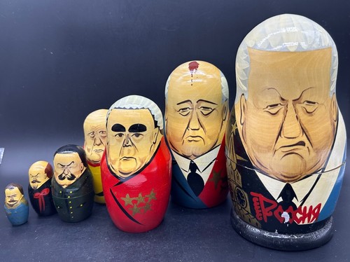 Vintage nesting doll russian - vintage,