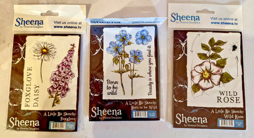 Sheena douglass sketchy flower - sketchy,