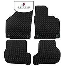 Fits Vw Golf 2004-2008 Mk5 Round Clips Tailored 3mm Heavy Duty Rubber Floor Mats