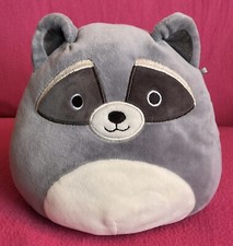 HTF Squishmallows Randy The Raccoon Grey Soft Plush Toy 7.5” Kellytoy