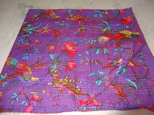 Indian kantha quilt - indian,