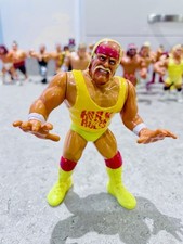 Official Vintage Hulk Hogan WWF Wrestling Figure Titan Sports Hulkamania Toy