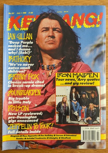 Ian gillan kerrang issue 297 - kerrang!,