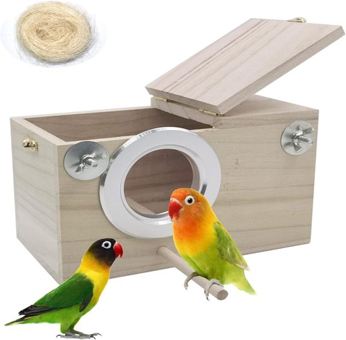 Parakeet nesting box bird - box,