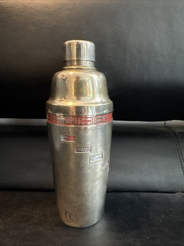 Vintage cocktail recipe - recipe, shaker