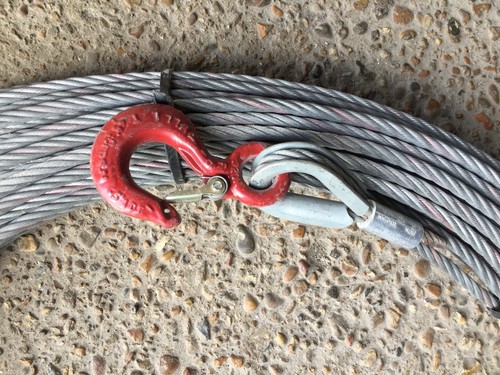 Steel winch cable - steel, wire